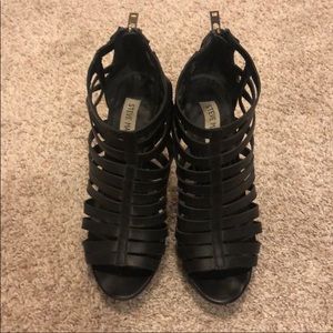 Steve Madden Strappy Peep Toe Heels